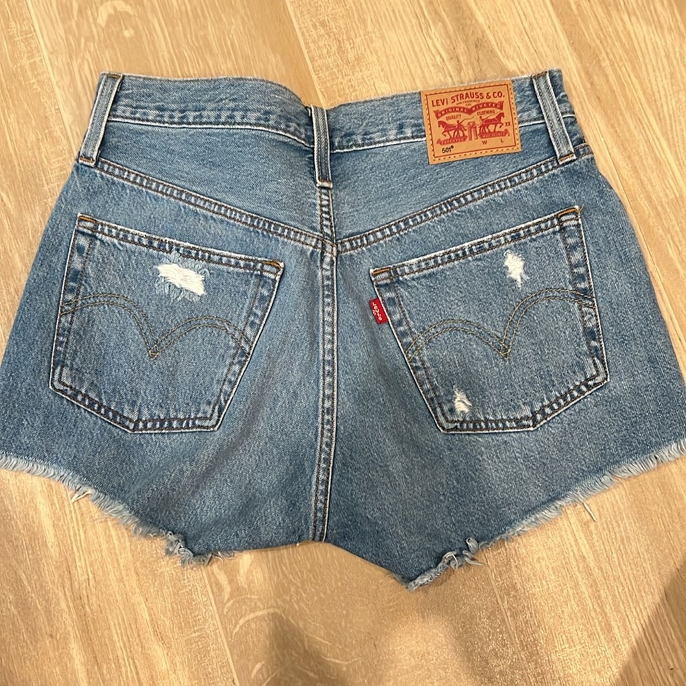 Levis denim shorts